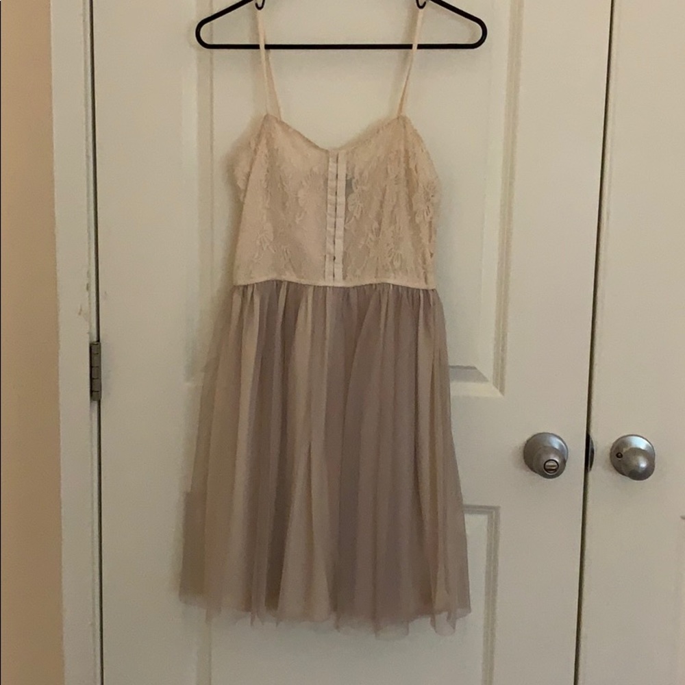Lace and tulle dress